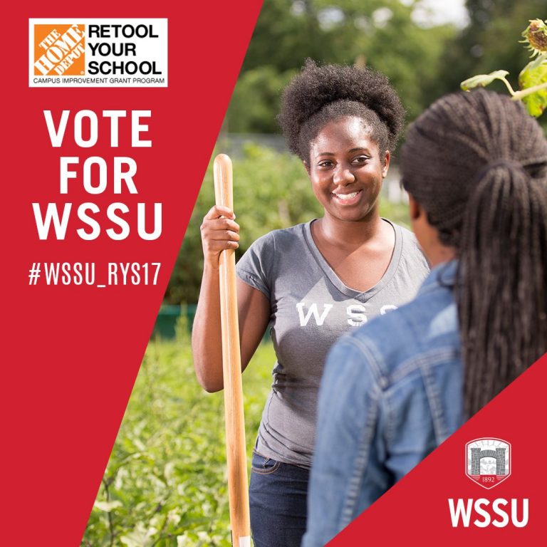 Retool Your School. Vote for WSSU. #WSSU_RYS17