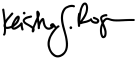 k. roger's signature