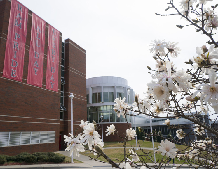 WSSU Campus in Spring